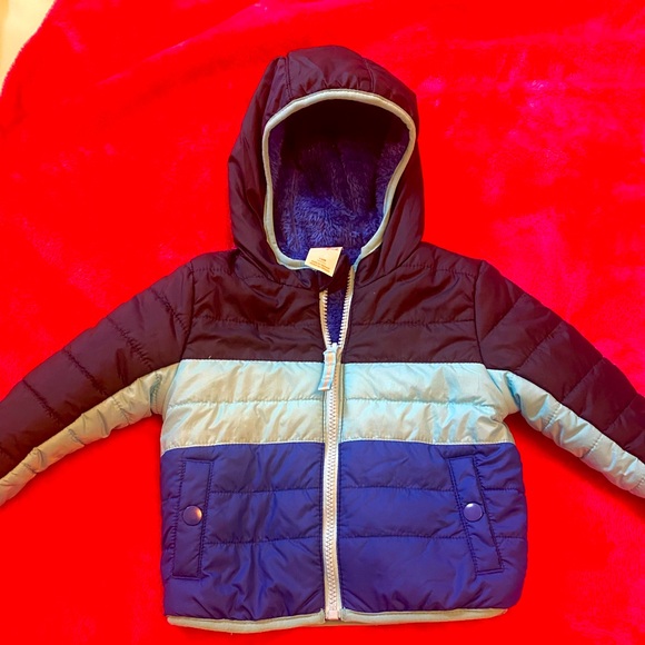 Baby boy cat and Jack winter coat 12m like new - Picture 1 of 2